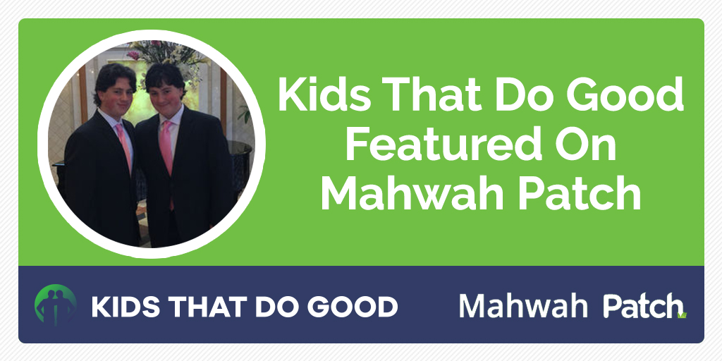 Mahwah Patch Highlights Kids That Do Good’s 100K Hour Initiative