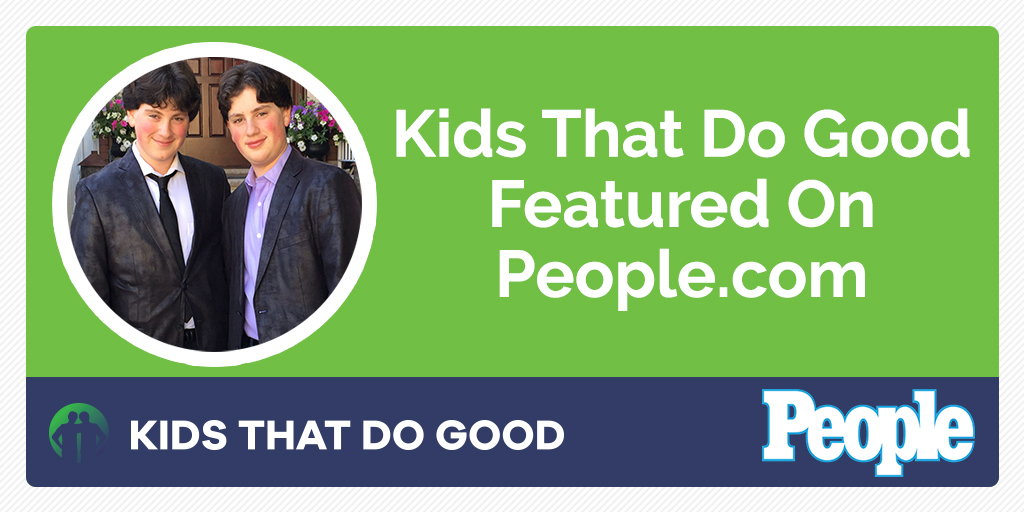 Kids That Do Good Founders Profiled on People.com